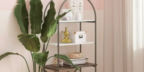 Snag This Gorgeous Arched Bookshelf for Just $74 with Free Shipping on Walmart.online!