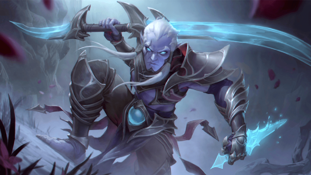 The phantom assassin character in Dota 2 