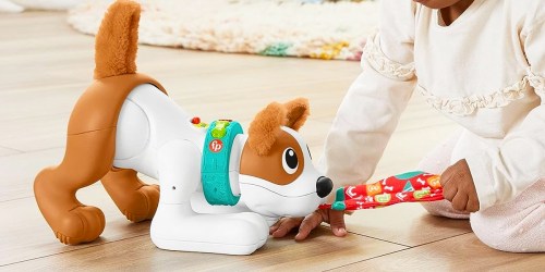 Fisher-Price Crawl with Me Puppy Just $14.99 on Amazon or Target.online (Regularly $30)