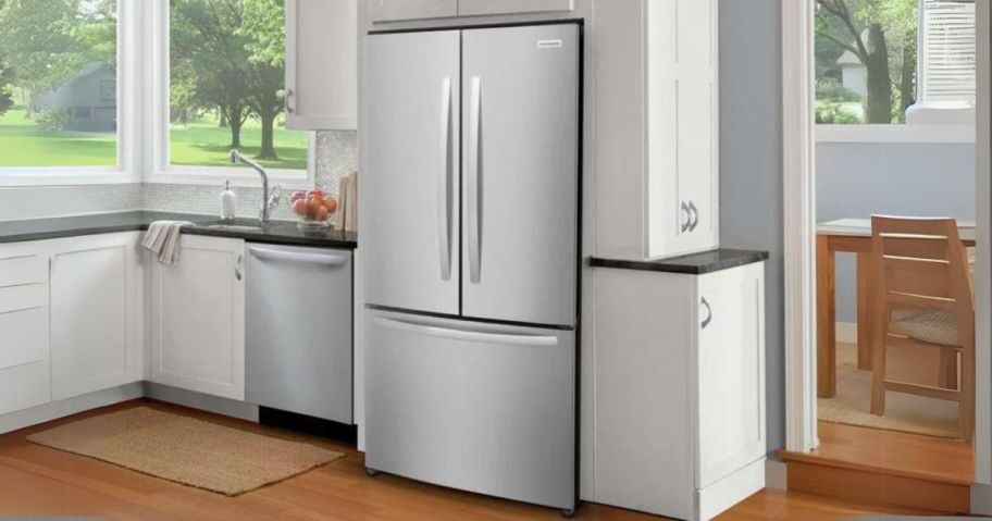 Frigidaire 17.6 Cu. Ft. Counter-Depth French Door Refrigerator in kitchen