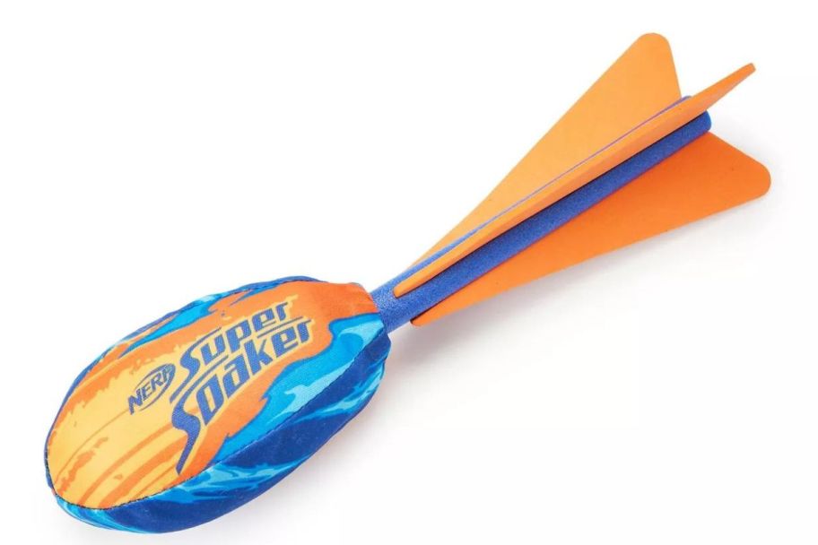 A Nerf Super Soaker Football