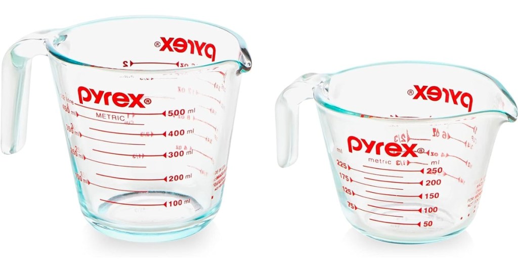 Pyrex Measuring Cup 1-Cup and 2-Cup 2-Pack