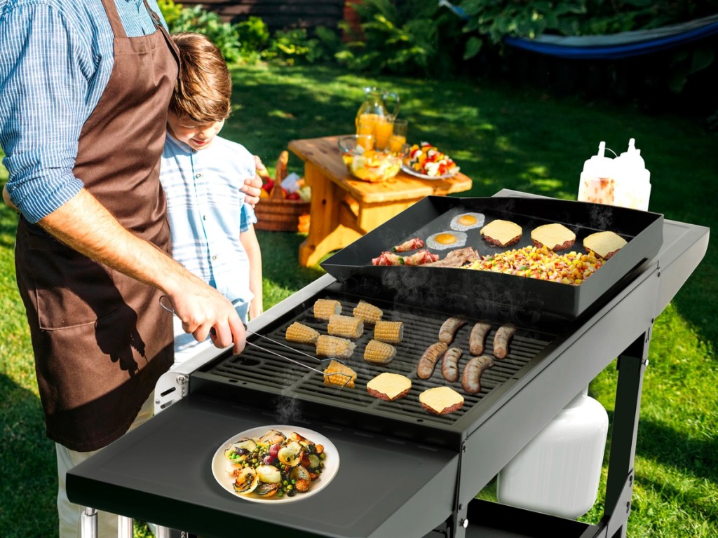 Royal Gourmet 4-Burner Gas Grill and Griddle onlinebo