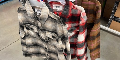 Time & Tru Flannel Shirts Only $14.98 on Walmart.online