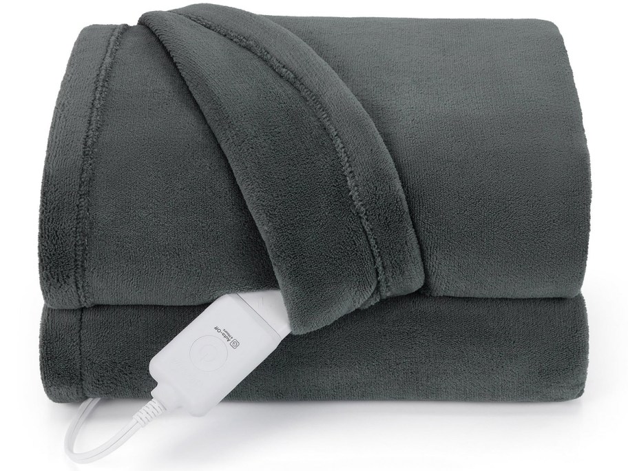 Sunbeam Microplush Heated Throw Blanket