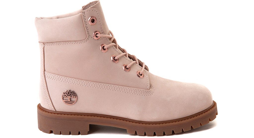 rose gold timberland kids boot