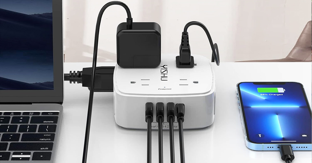 Surge Protector Power Strip Just $8.48 on Amazon | Over 26,000 5-Star Reviews