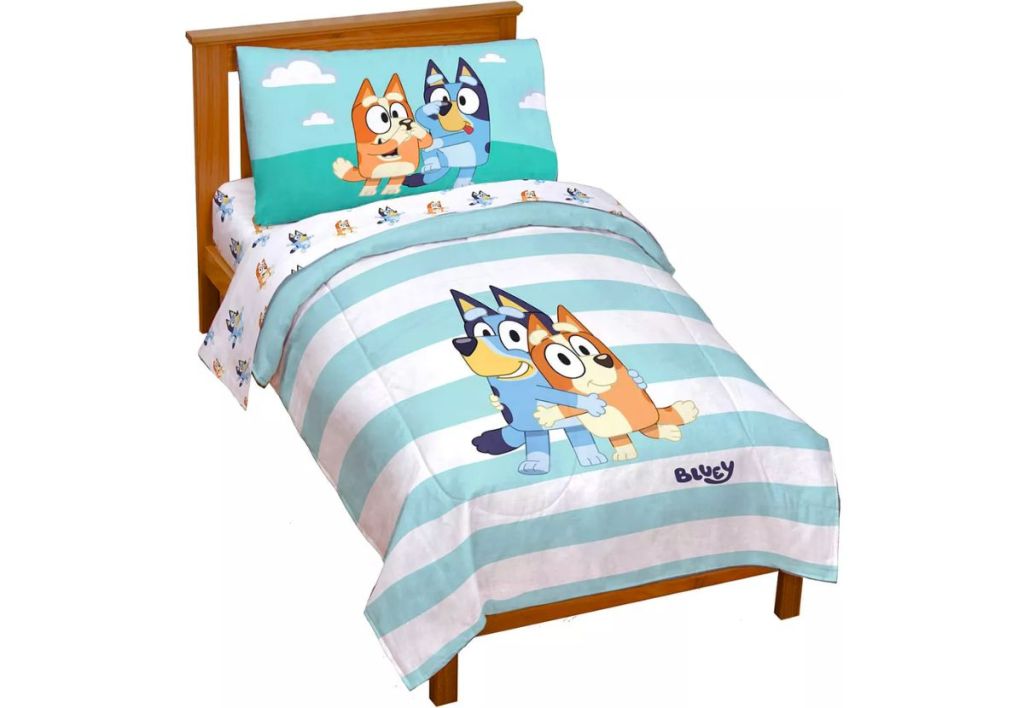 bluey 4 piece bedding set