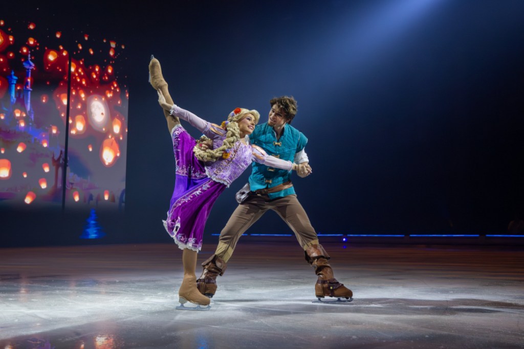 tangled ice skaters doing disney on ice 