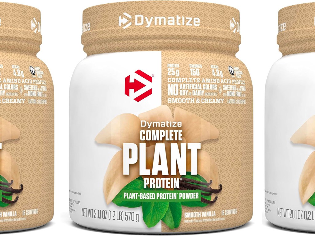 vanilla protein powder container