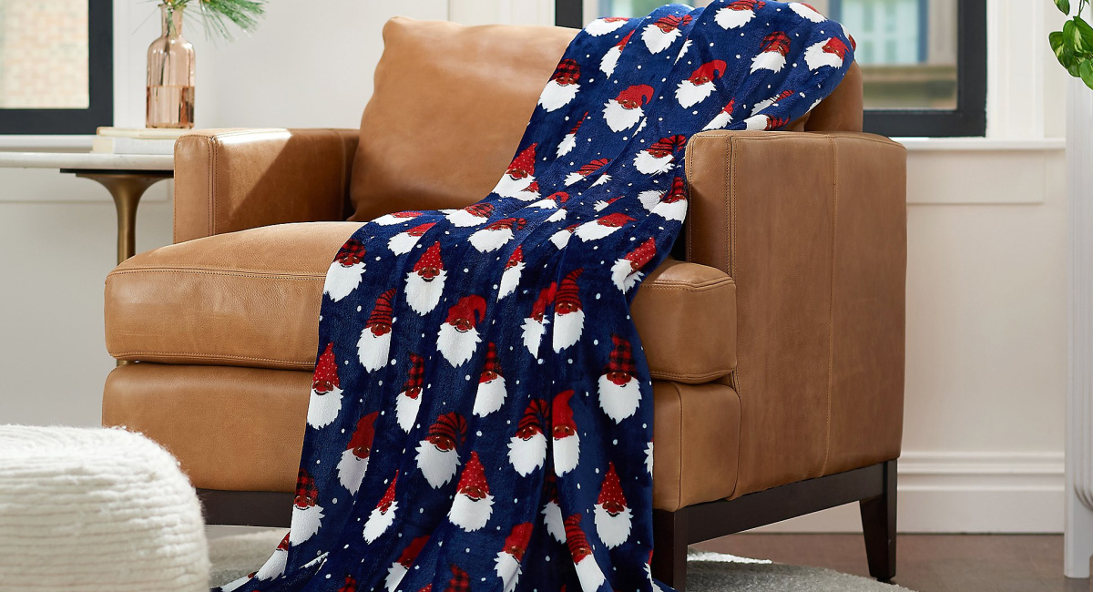 WOW! 5 Holiday Throws Just $23.64 Shipped (Under $5 Per Blanket!)