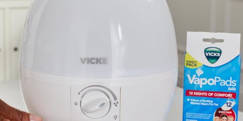 Vicks 3-in-1 Sleep Time Humidifier w/ Night Light Only $17.99 on Walgreens.online (Reg. $40)