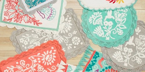 The Pioneer Woman Bath Rugs Only $4.50 (Regularly $17) | Lots of Cute Styles