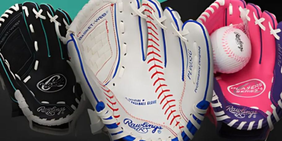 Rawlings Youth Baseball & T-Ball Gloves from $12.55 on Amazon