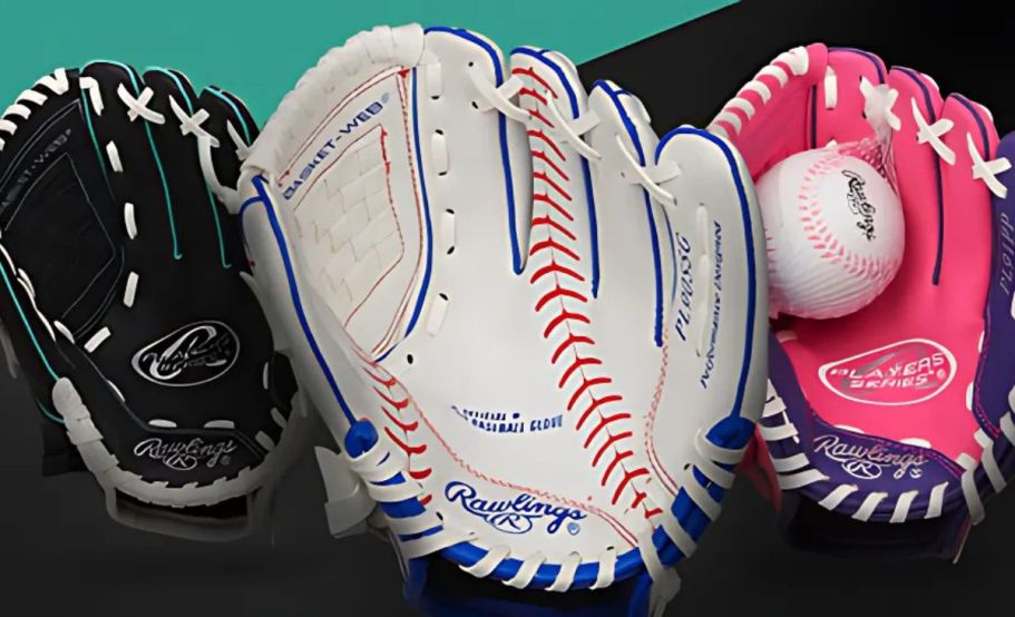 Rawlings Youth Baseball & T-Ball Gloves from $12.55 on Amazon