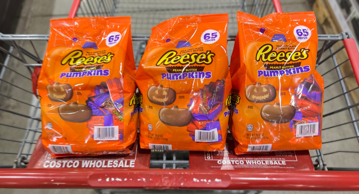 Reese’s Peanut Butter Pumpkins 39.8oz Bag Just $12.99 at Costco