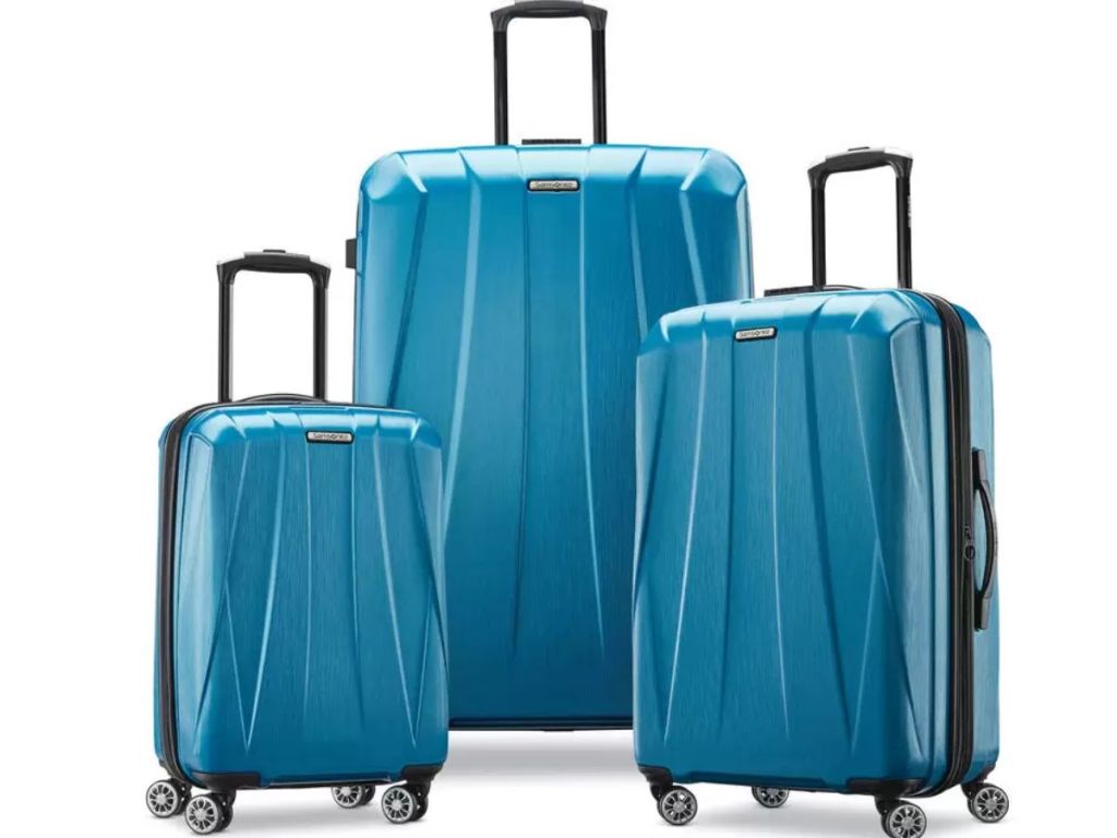 Samsonite Centric 2 3 Piece Hard-side Set in Caribbean Blue