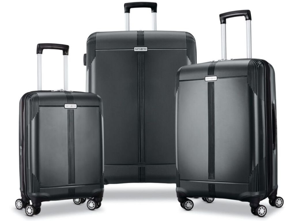 Samsonite Hyperflex 3 Piece Hardside Set in Black or Teal