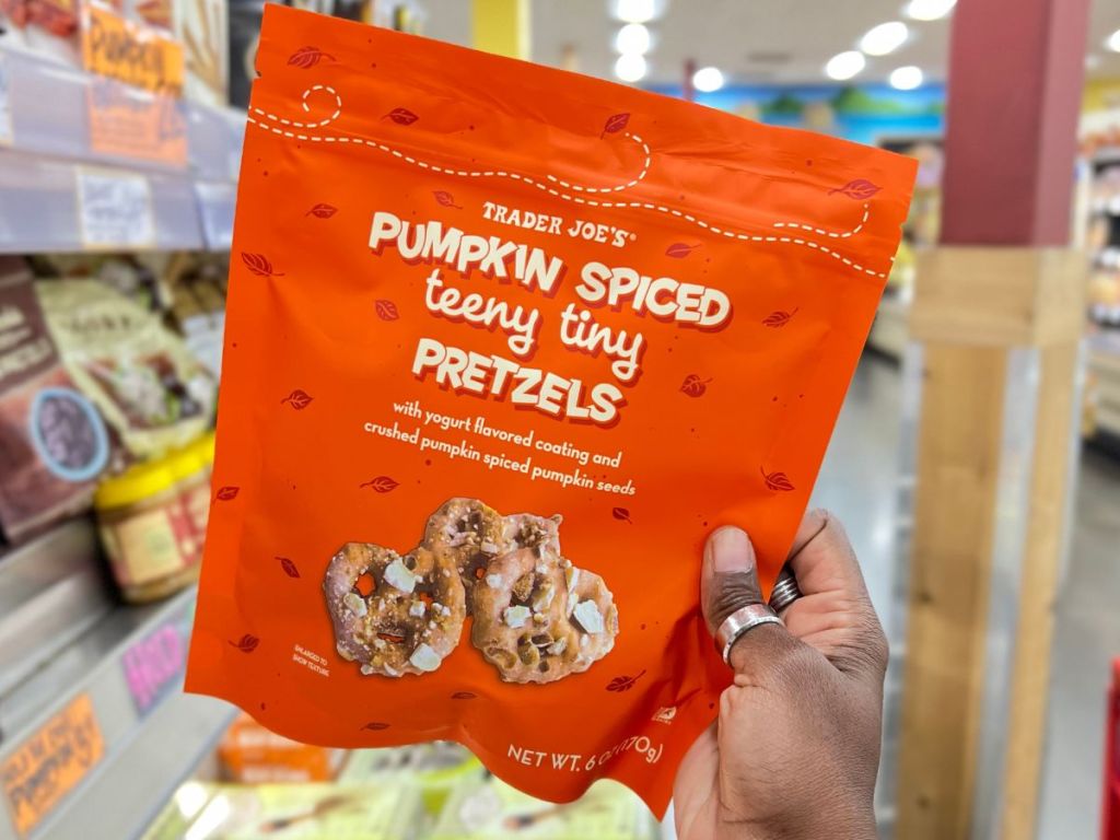 Trader Joe's Pumpkin Spice Teeny Tiny Pretzels