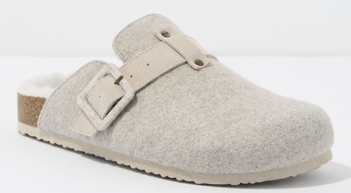 AE Felt Clog in taupe