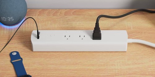 Amazon Smart Plug 3-Outlet Surge Protector Only $17.49 – Works w/ Alexa!