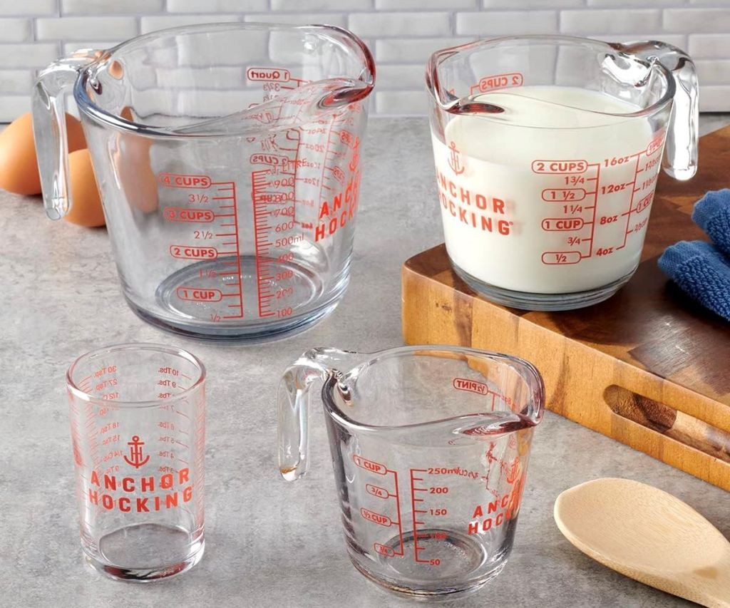 Anchor Hocking 4-Piece Measuring Cup Set