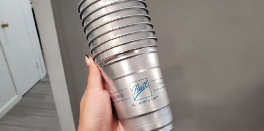 Recyclable Ball Aluminum Cups 24-Pack Only $11.99 on Target (Step Aside, Red Plastic Cups!)