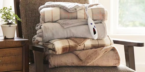 Biddeford Heated Blankets & Throws from $32.49 on JCPenney.online (Regularly $136)