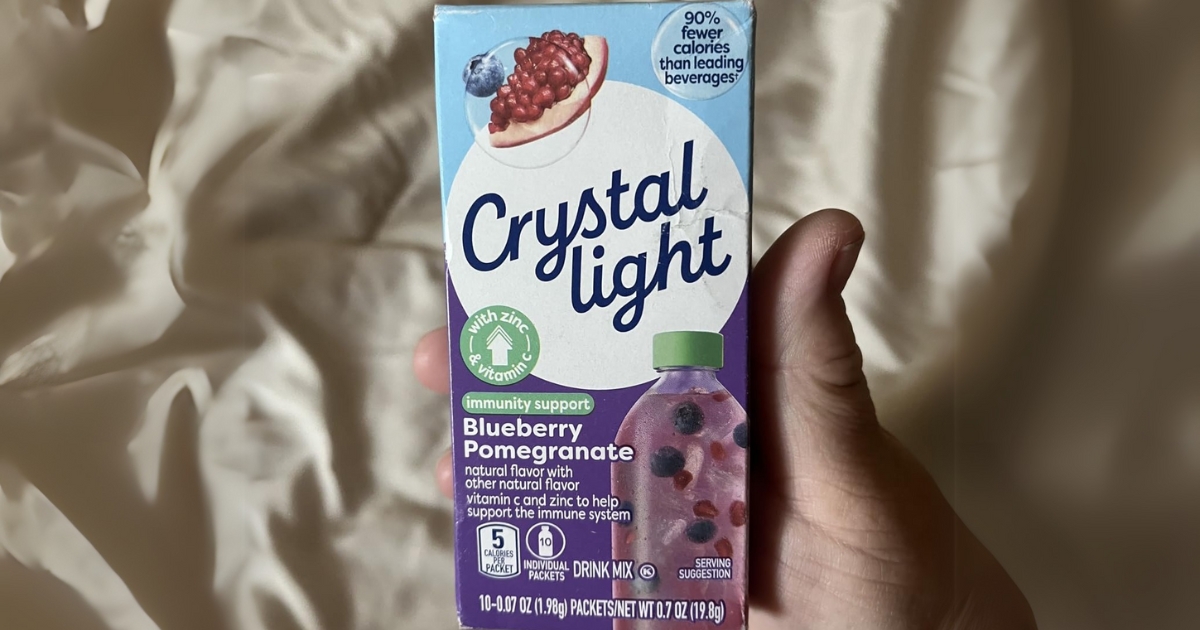 Crystal Light Powder Drink Mix 10-Count Only $1.82 Shipped on Amazon