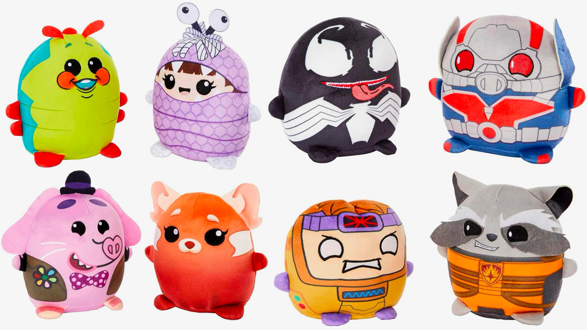 Disney 100 Pixar and Marvel Plush 4-Packs