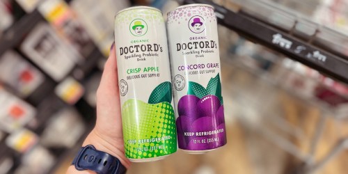 FREE Doctor D’s Sparkling Probiotic Drink After Cash Back (Just Use Your Phone!)