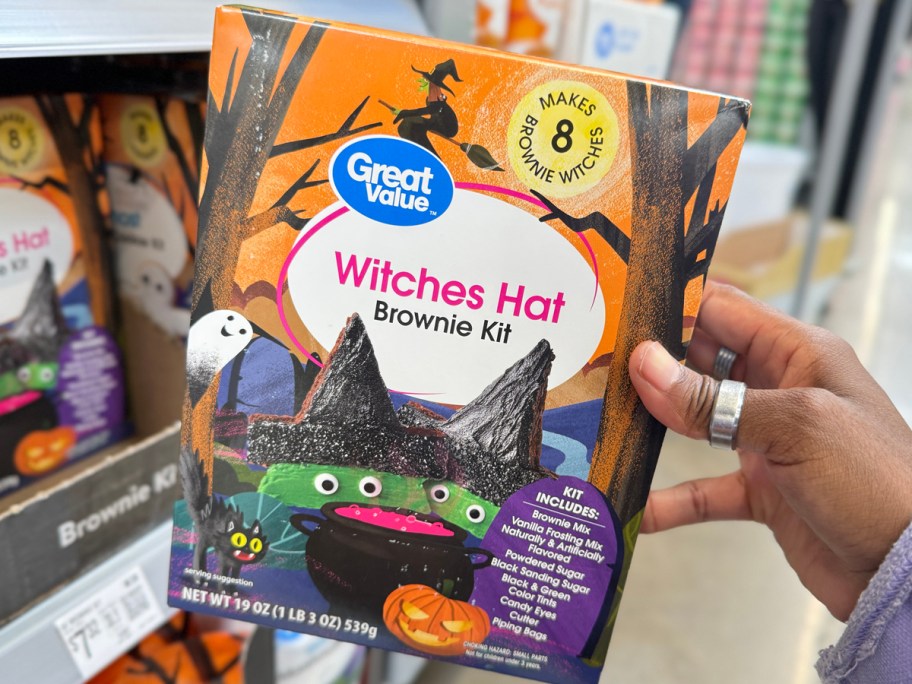 Great Value Witches Hat Brownie Kit