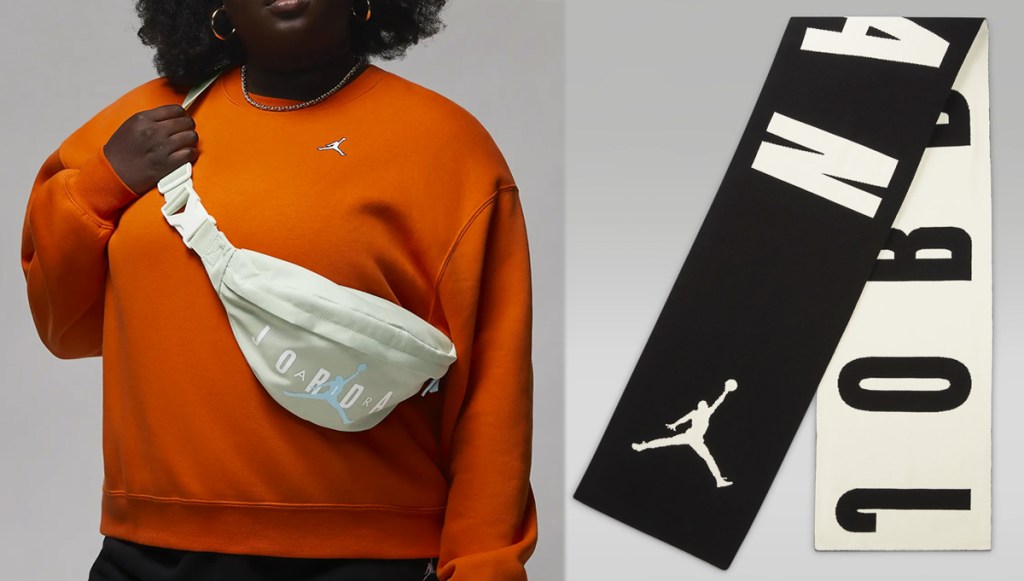 jordan crossbody bag and scarf