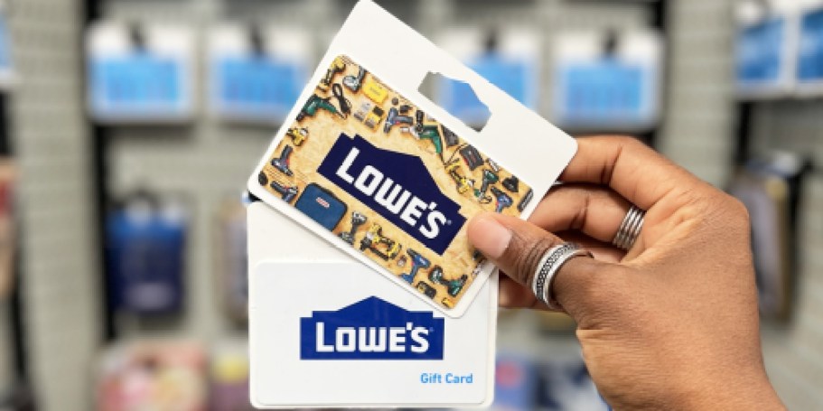 Amazon Discounted Gift Cards | Lowe’s, Victoria’s Secret, Yankee Candle, Under Armour, & More