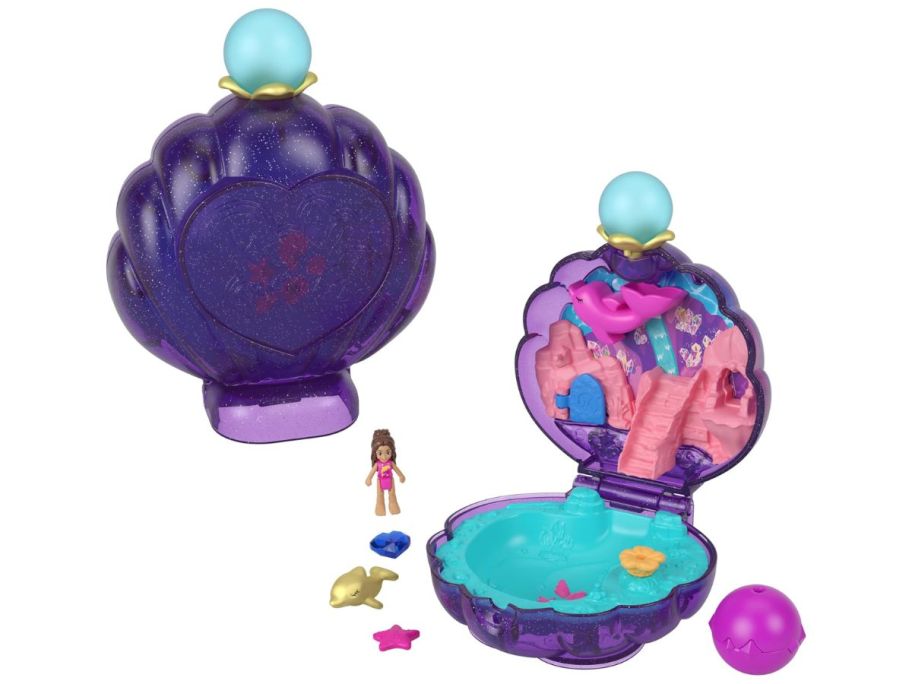 Polly Pocket Dolls Underwater Lagoon Shell