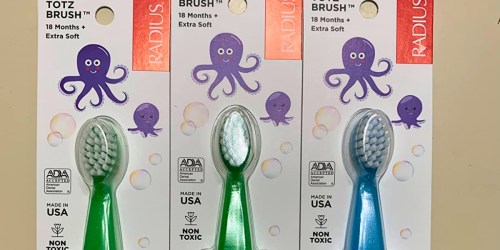 RADIUS Totz Plus Kid’s Toothbrush Just $2.65 Shipped on Amazon – Great for Toddlers!