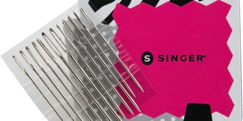 Singer Needle Set Only $2.37 on Amazon – onlinees w/ 12 Large Eye Needles & Magnet