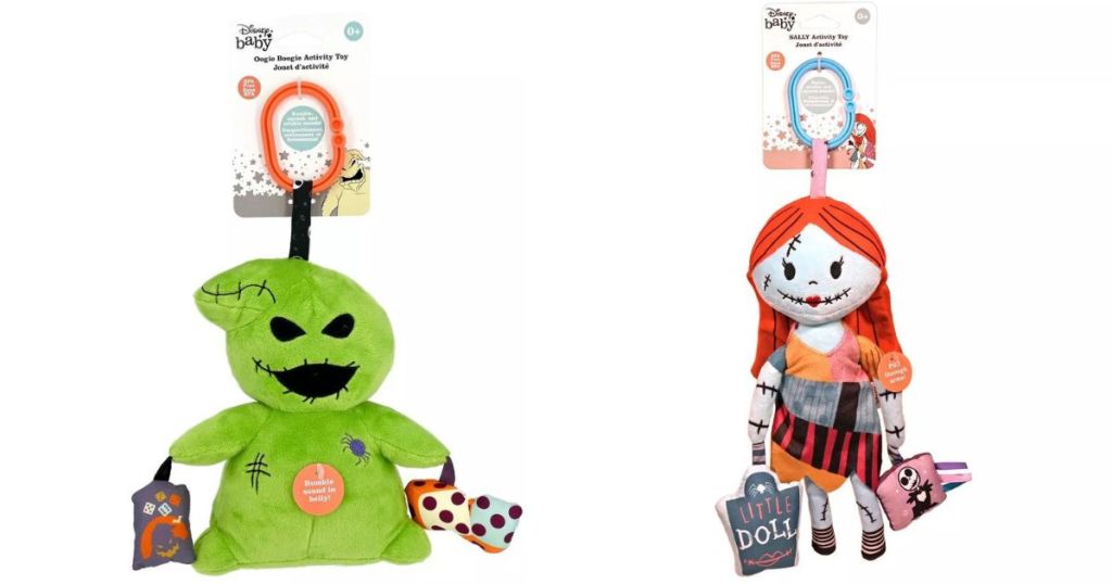 Nightmare Before Christmas Sally and oogie boogie teething toys