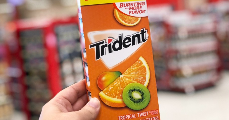 Trident Gum 12-Pack ONLY $5.82 Shipped on Amazon (Just 49¢ Per Pack)