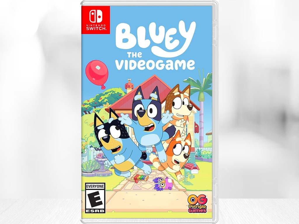 bluey nintendo switch video game case 