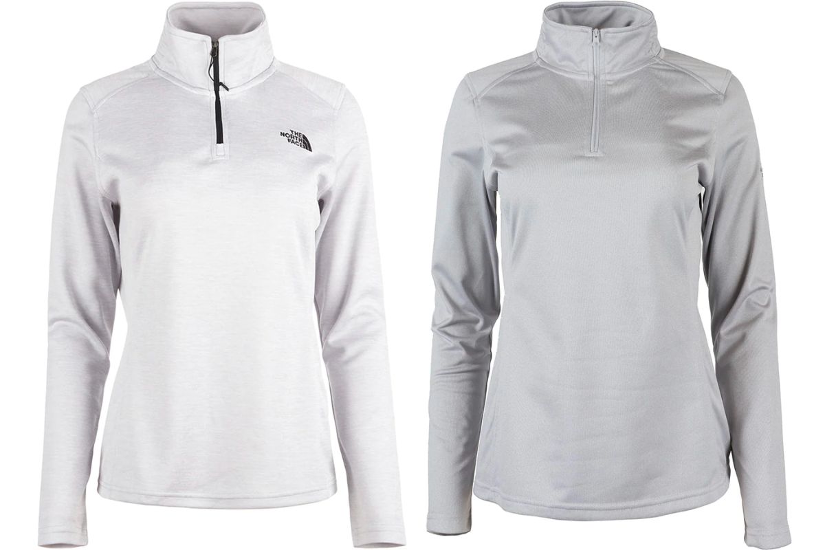 he North Face Women's Tech Glacier 1/4 Zip Fleece Pullover stock image