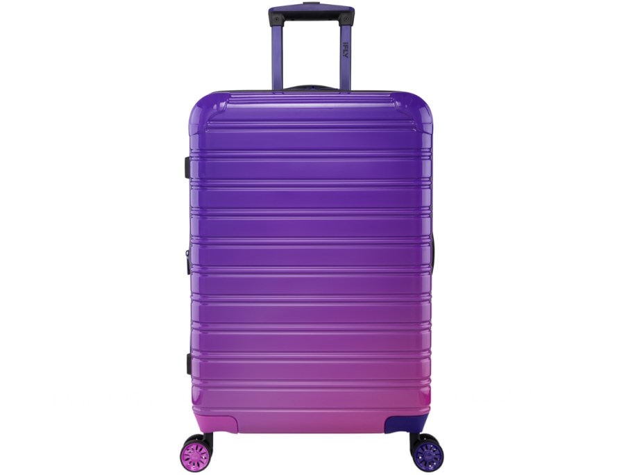 purple ombre hardside luggage