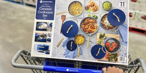 $40 Off Member’s Mark Ceramic Cookware Set on SamsClub.online ($350 LESS Than the Lookalike!)