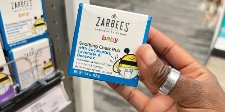 Zarbee’s Baby Soothing Chest Rub Only $2.98 After Walmart Cash