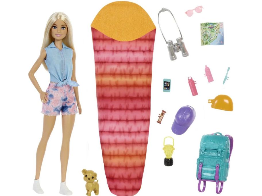 Stock image of a Barbie camping playset