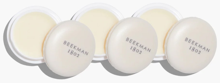 Beekman 1802 Vanilla Absolute Macaron Lip Balm Set of 3