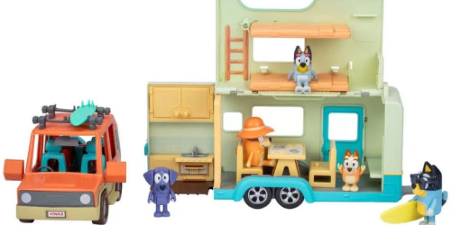 *NEW* Bluey Family Trip Caravan Playset Only $34.86 on SamsClub.online