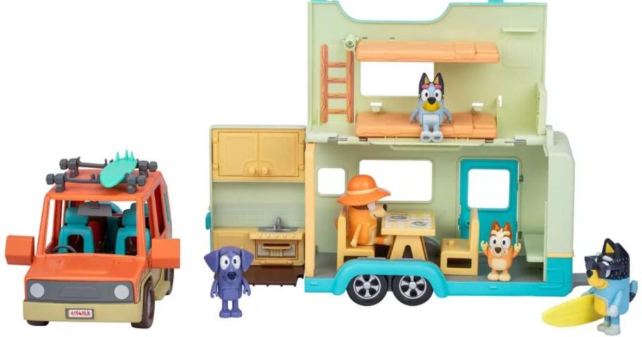 Bluey Caravan Playset