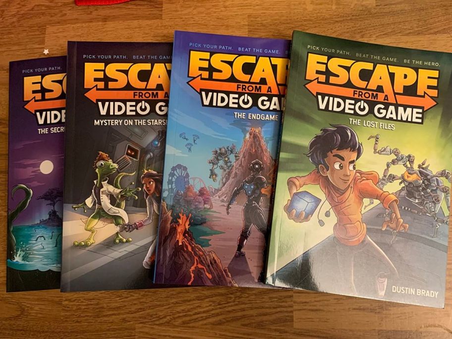 4 Books from the Escape from a Video Game Series