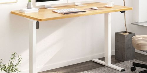 Electric Standing Desk Only $79.99 Shipped (Reg. $200) | Reduce Back Pain & Boost Productivity